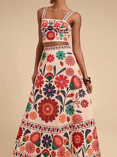 Florévia™ Floral Maxi Skirt Set