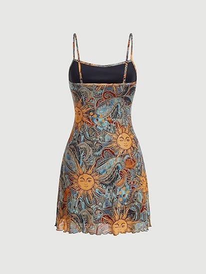 Luniva™ Vintage Boho Mini Dress