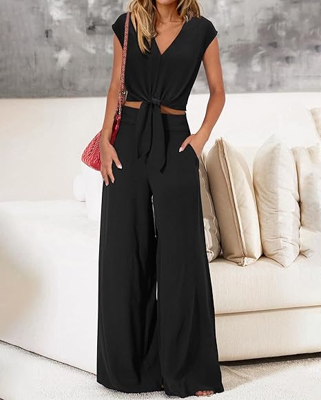 Aurexya™ Belted Two-Piece Set
