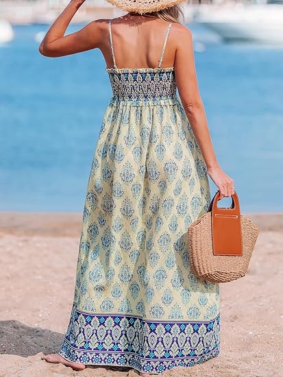 Elvéra™ Floral Smocked Maxi Dress