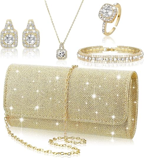 Soléa™ Women’s 5-Piece Rhinestone Jewelry Ensemble