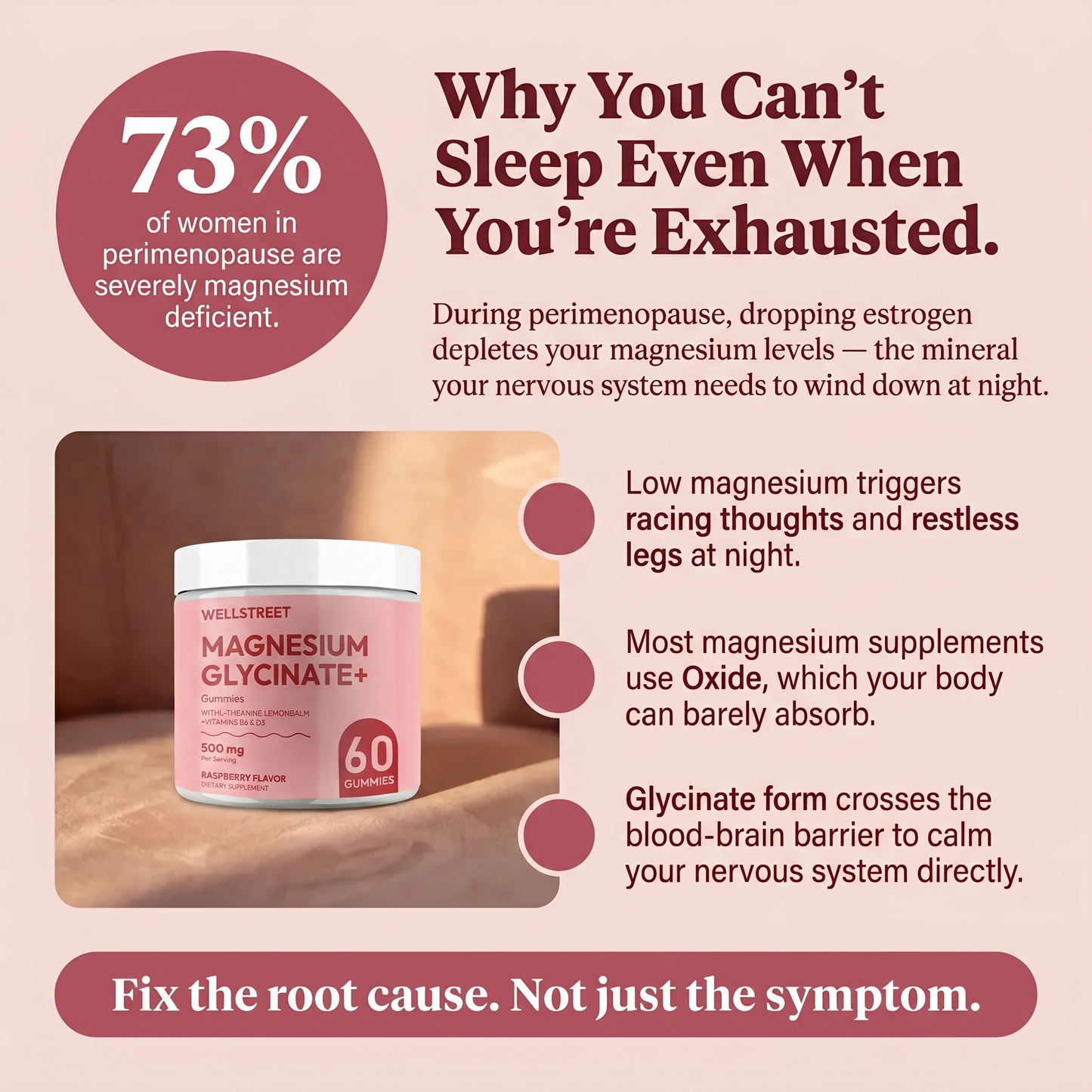 Magnesium Glycinate+ Gummies - For Moms Who Deserve a Full Night